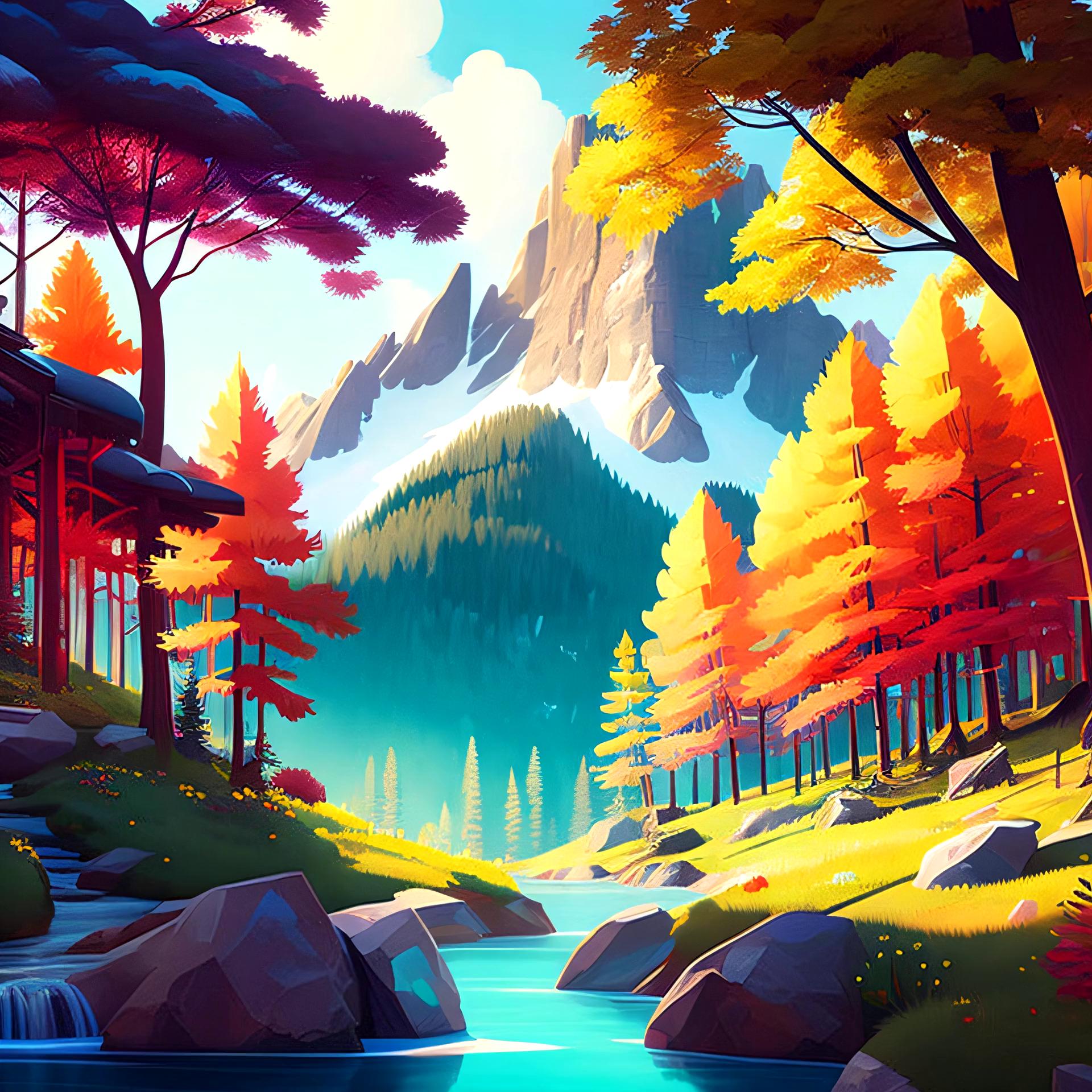 The Alps in Technicolor